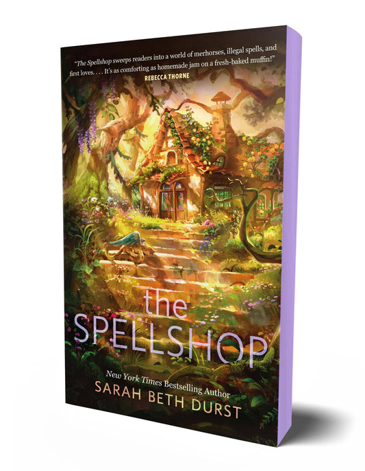 The Spellshop by Sarah Beth Durst (Purple Spryd Edges):