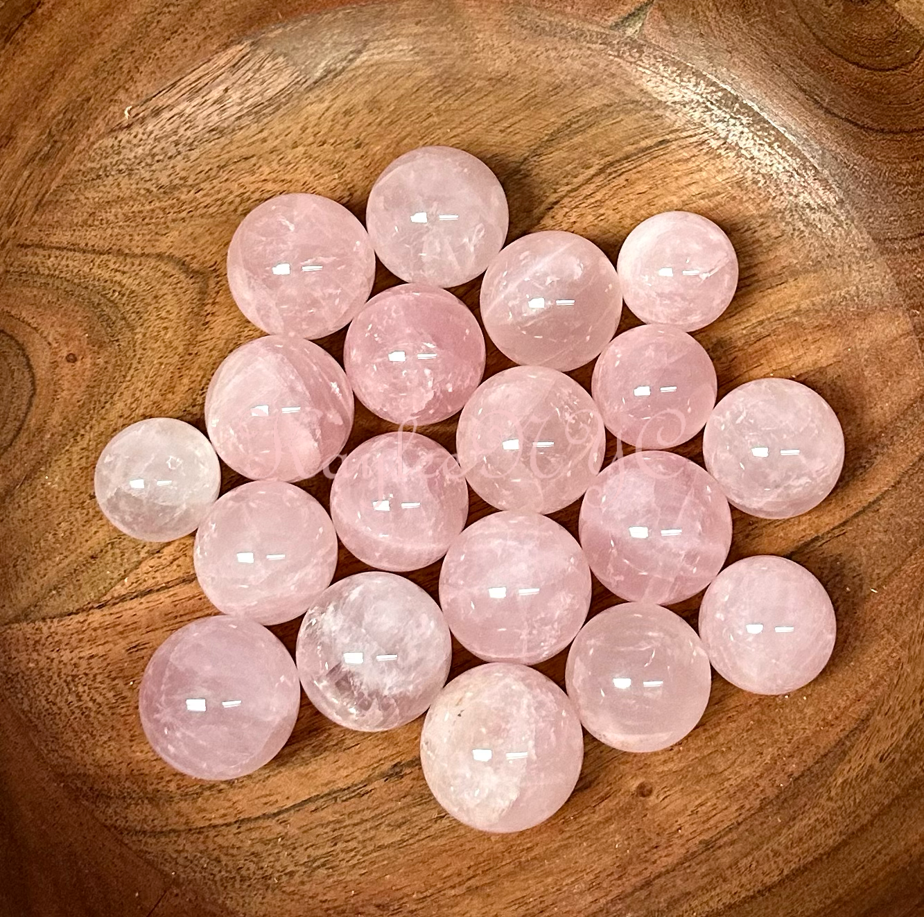 Rose Quartz Spheres Crystal Ball