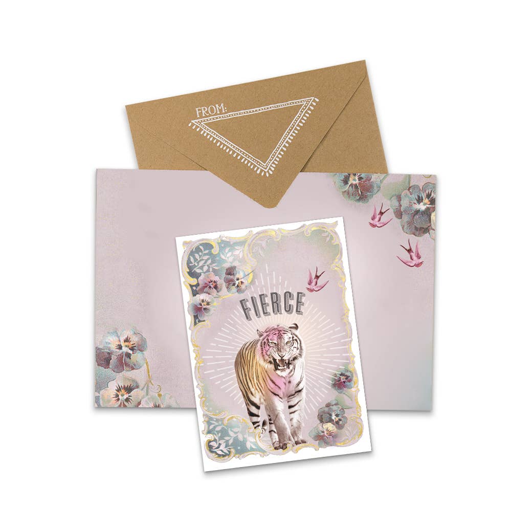Fierce -  Greeting Card