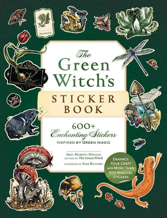 Green Witch's Sticker Book by Arin Murphy-Hiscock