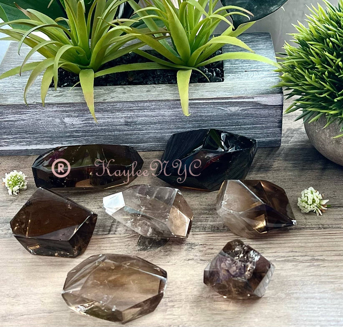 Smoky Quartz Crystal Polished Freeform