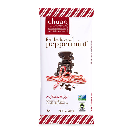 For the Love of Peppermint Dark Chocolate- Signature Bar