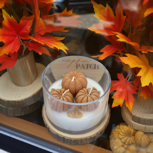 Pumpkin Patch Candle - Mini Pumpkins Pumpkin Chai Scented