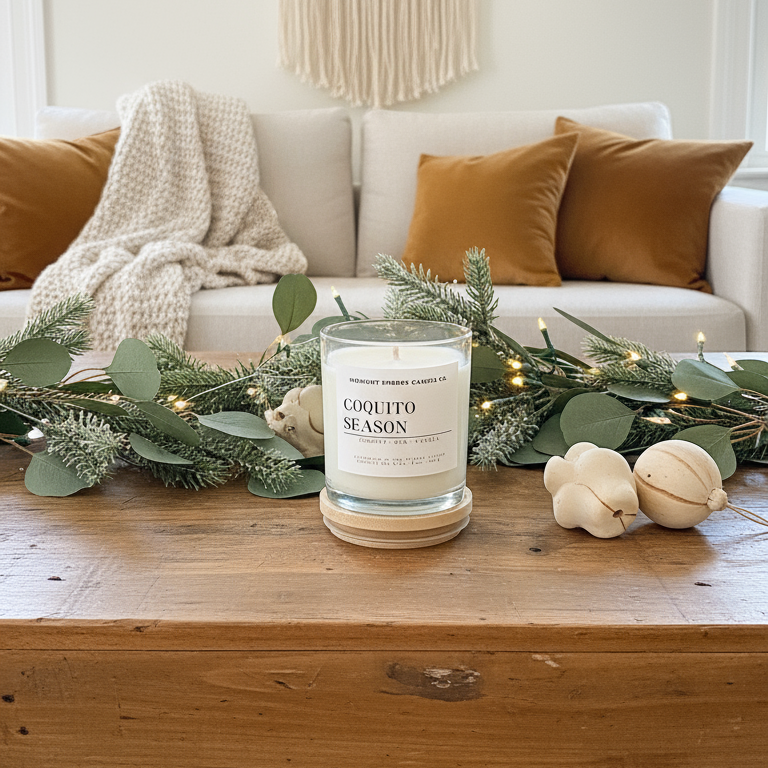 Coquito Season Candle