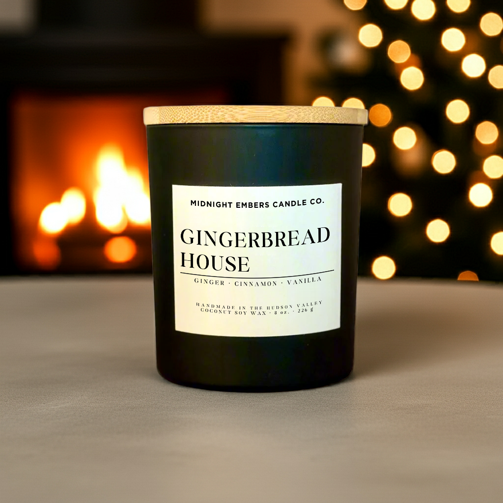 Gingerbread House | Hand Poured | Coconut Soy Candle 8 oz. |