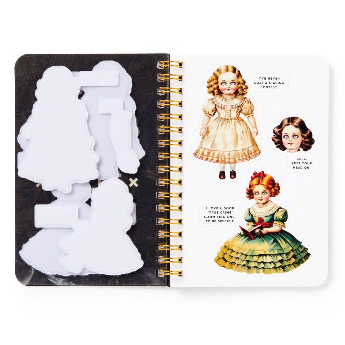Haunted Dolls Sticker Book | Brass Monkey