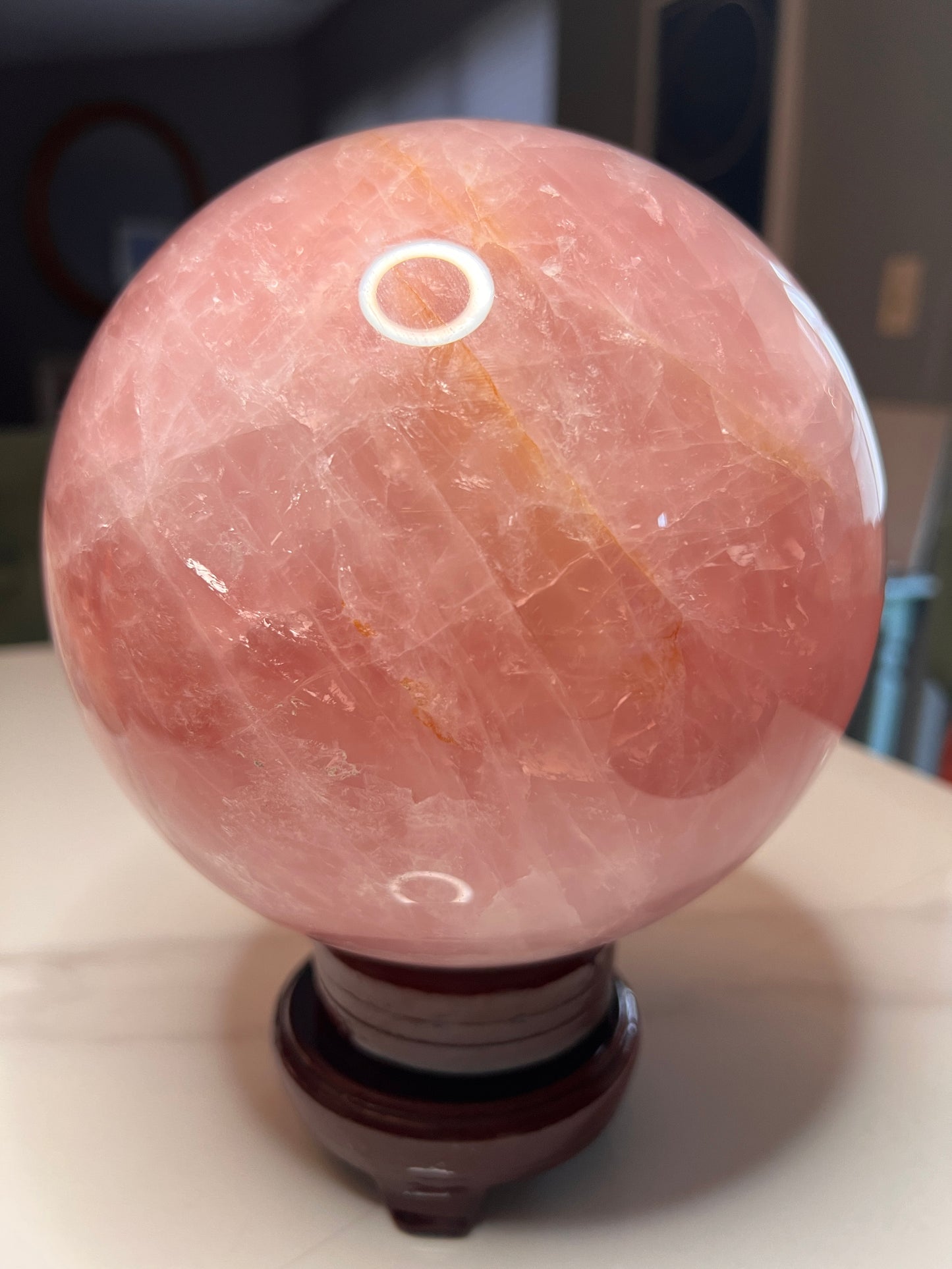Rose Quartz Sphere- Super High Quality