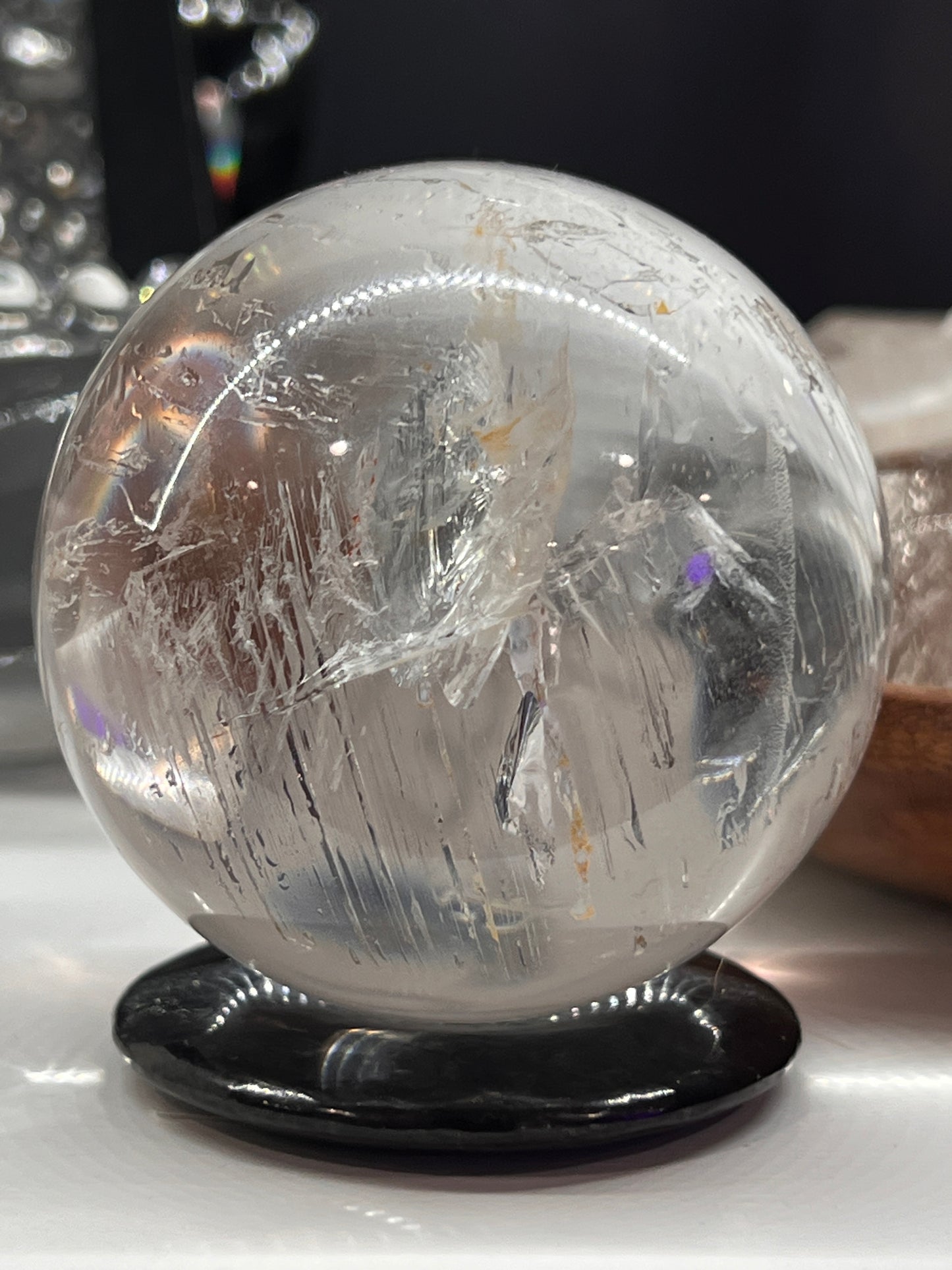 Lemurian Quartz Sphere