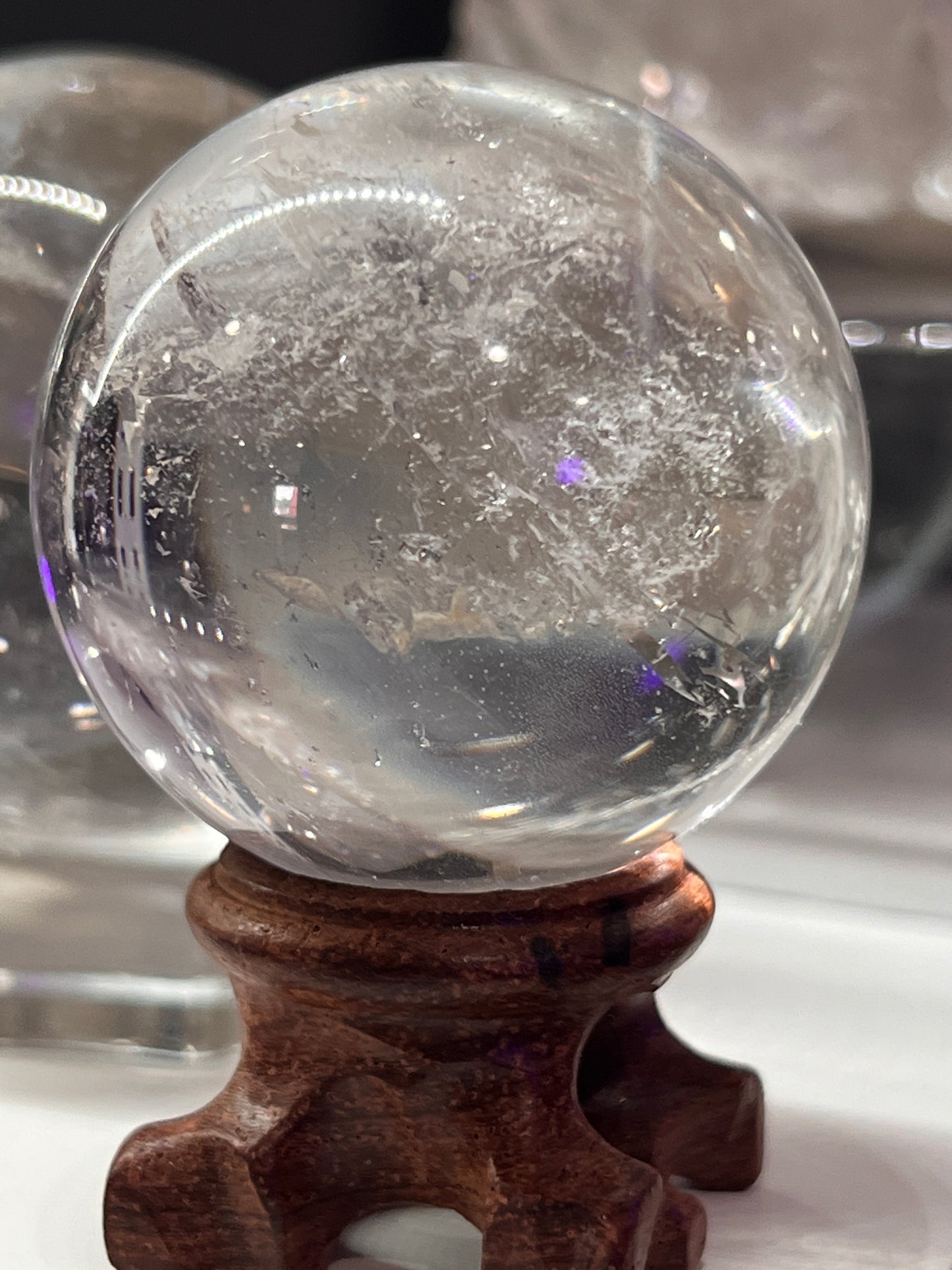 Lemurian Quartz Sphere