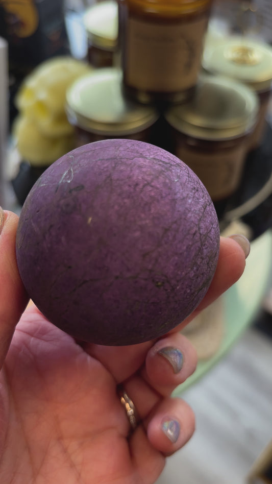 Purpurite Sphere