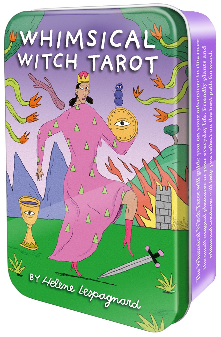Whimsical Witch Tarot in a Tin - Cozy Coven