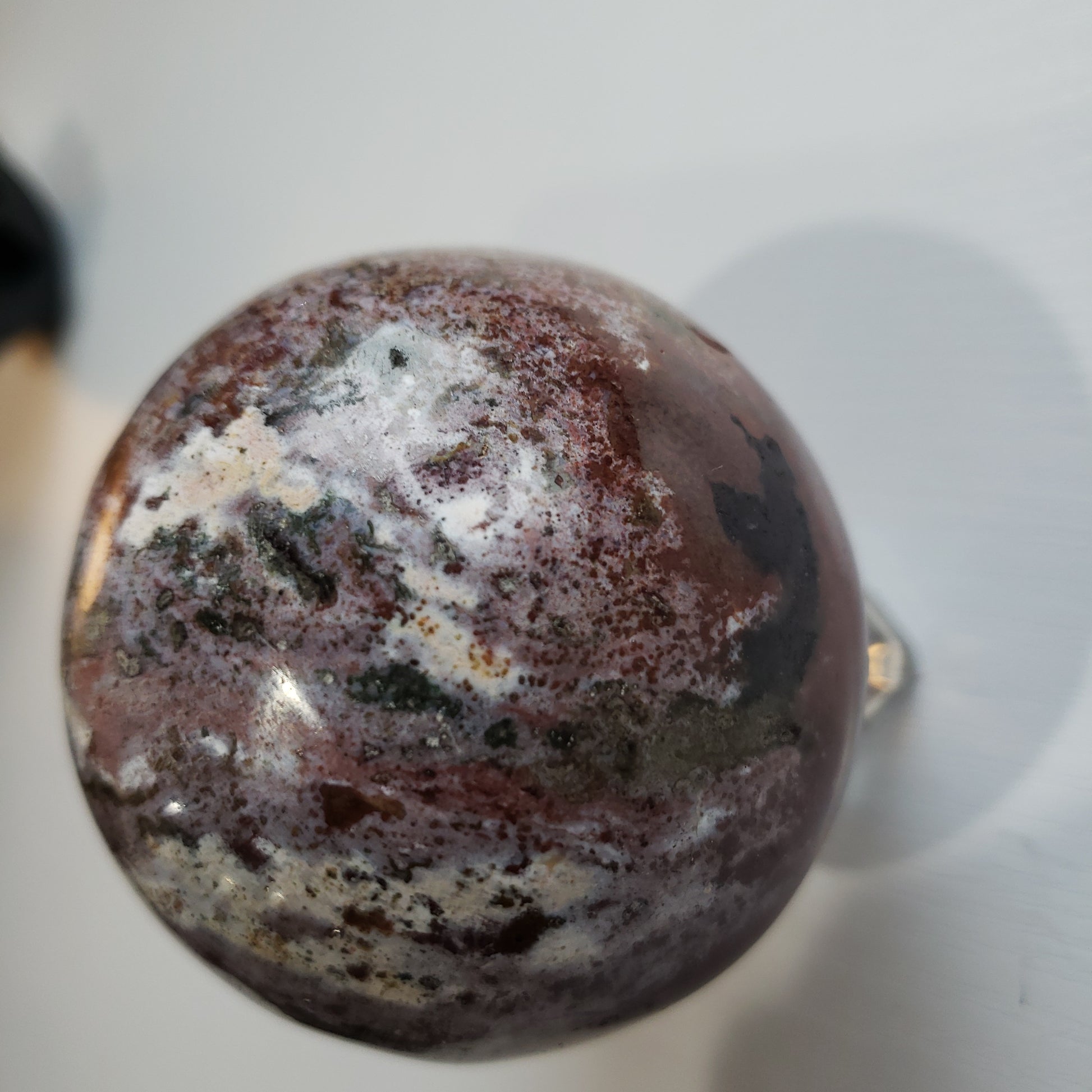Ocean Jasper Sphere G79 - The Healing Collective NY 
