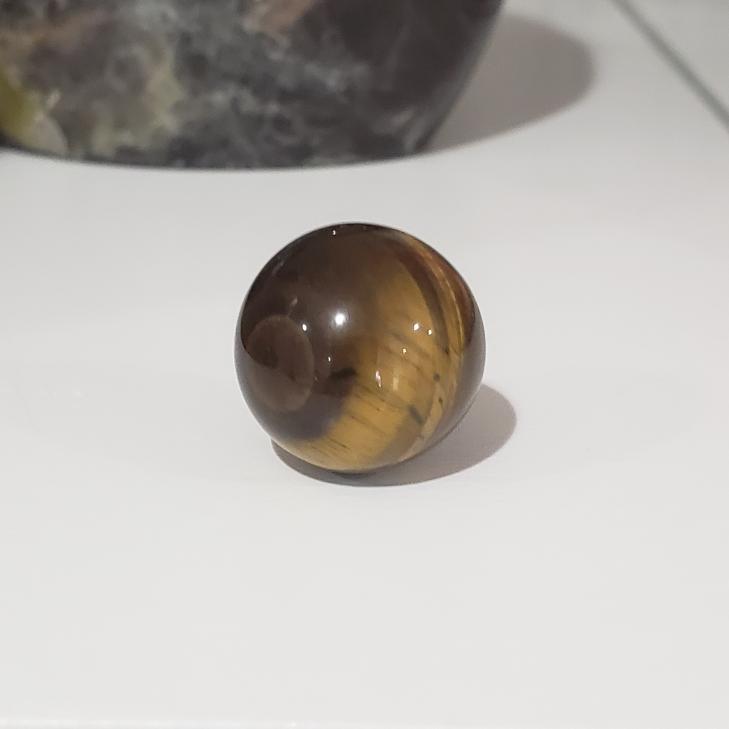 Tiger's eye mini sphere - The Healing Collective NY 