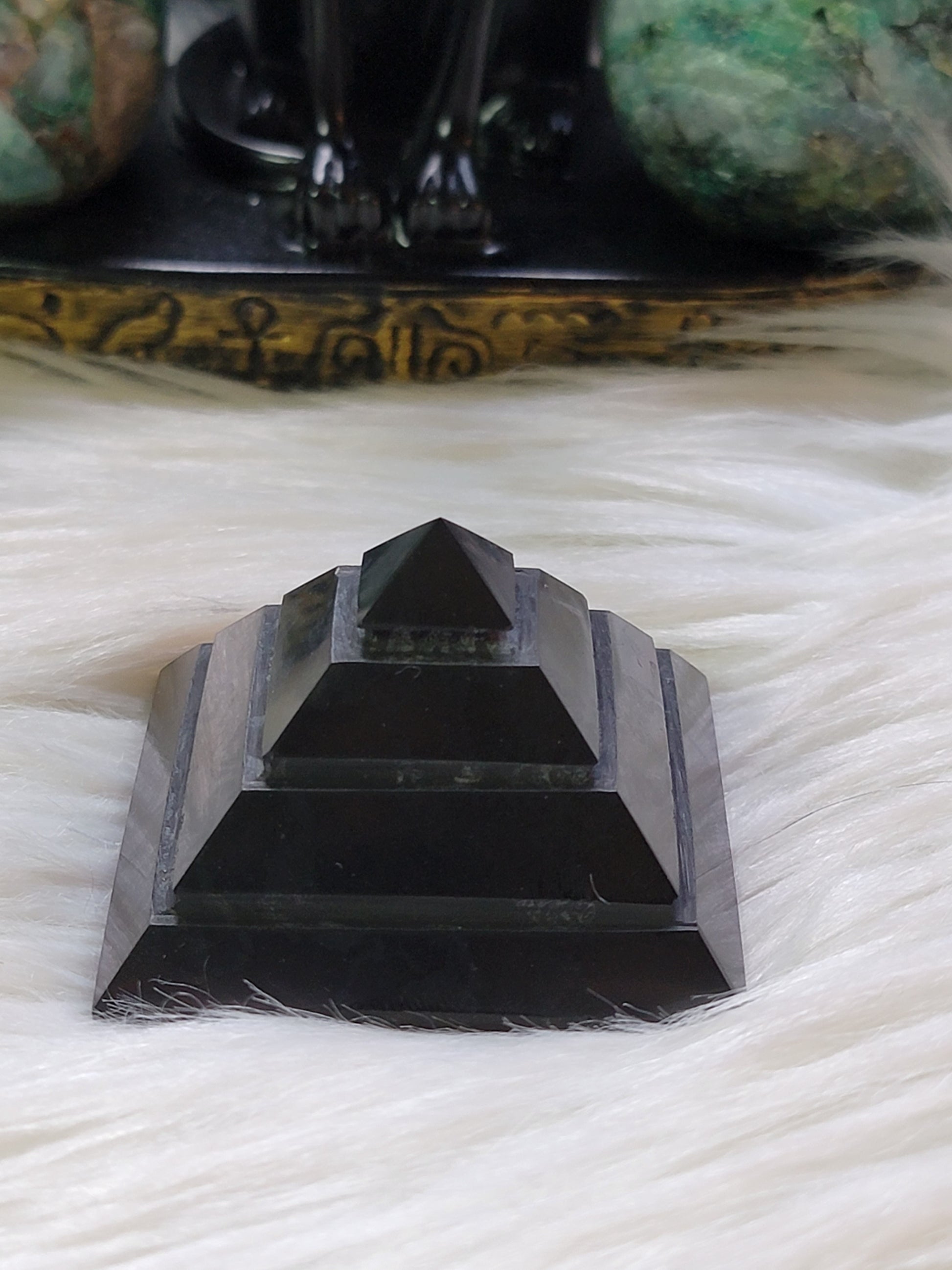 Shungite Saccara Step Pyramid - The Healing Collective NY 