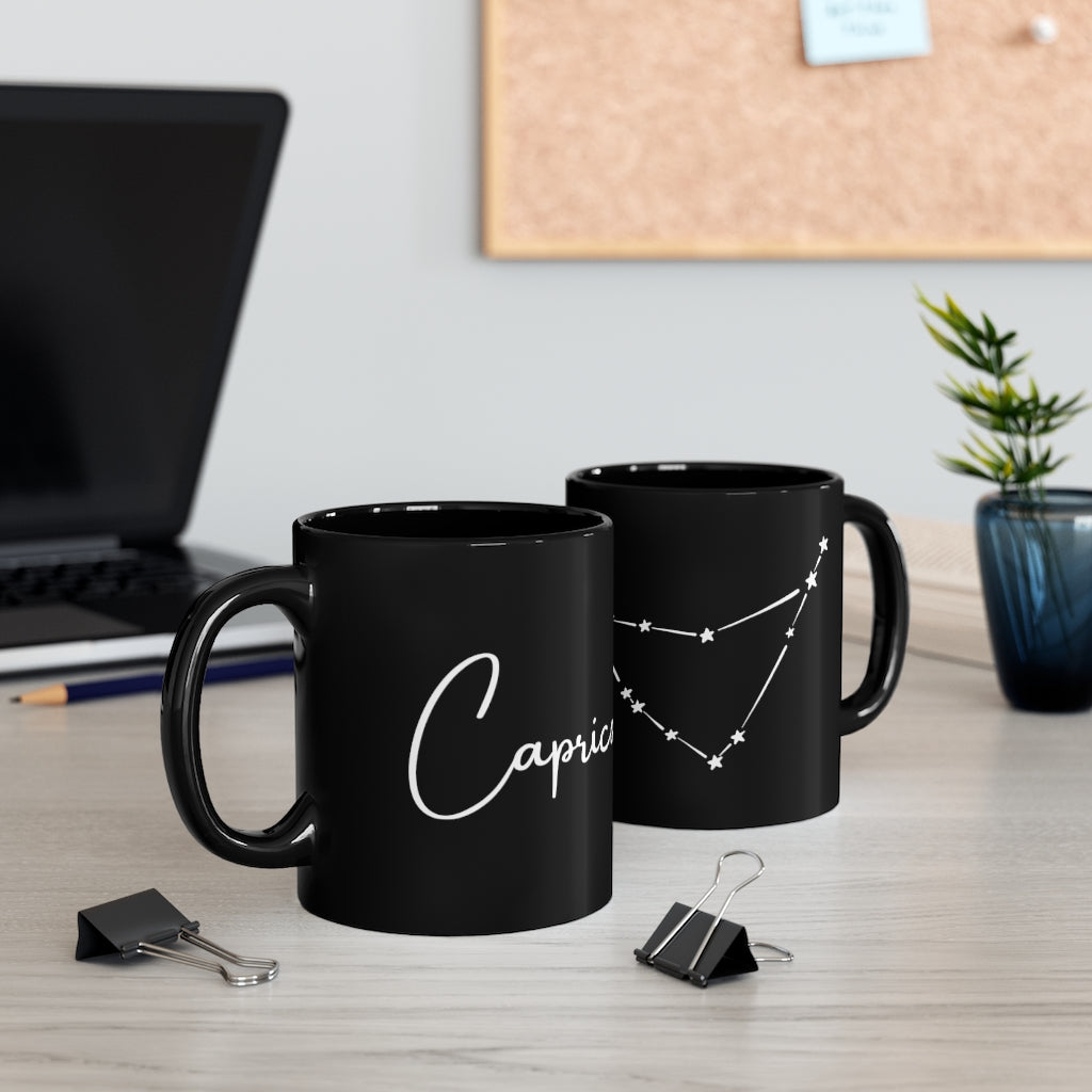 Capricorn Astrology Sign with Constellation Mug - Cozy Coven