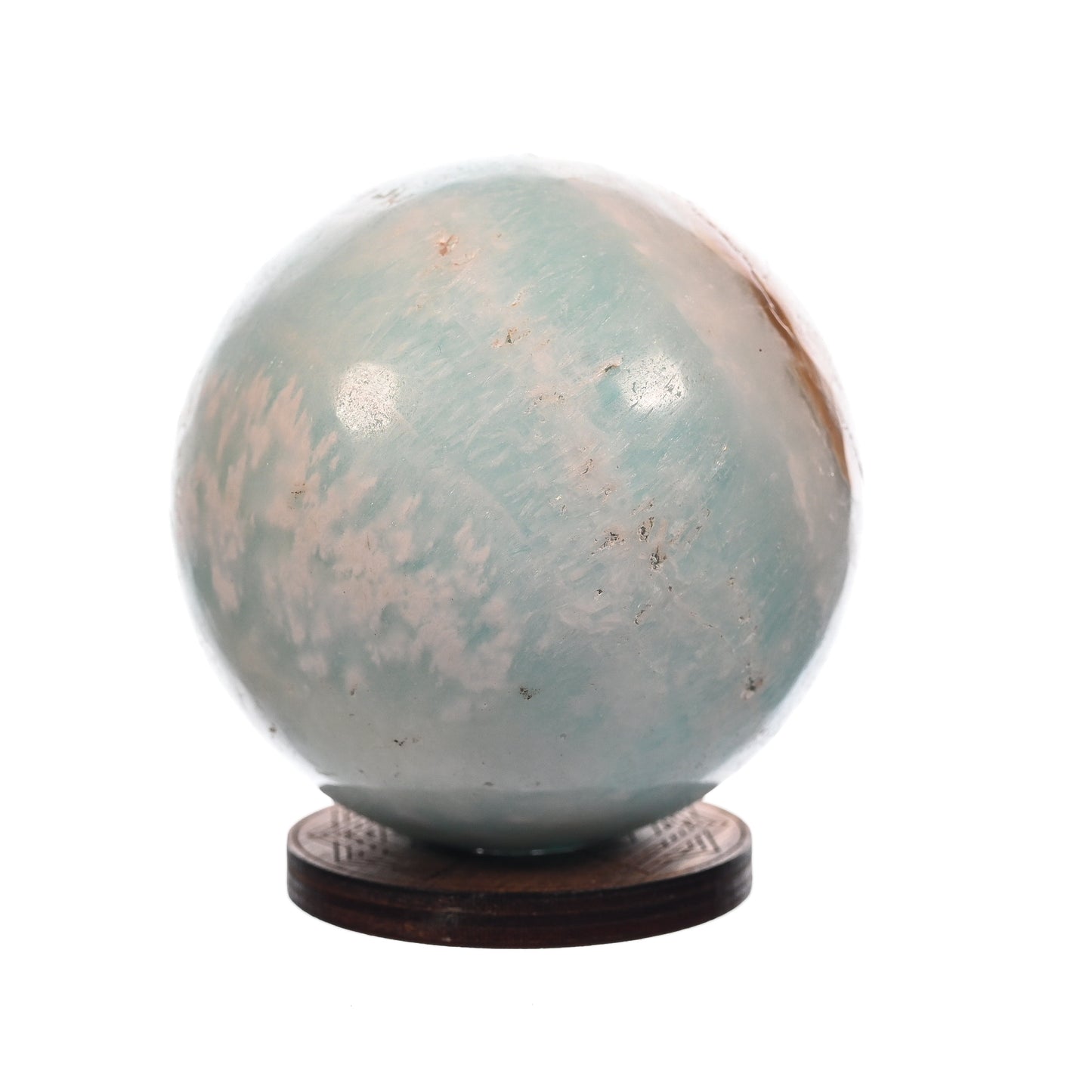 Blue Caribbean Calcite/Aragonite Blend Sphere