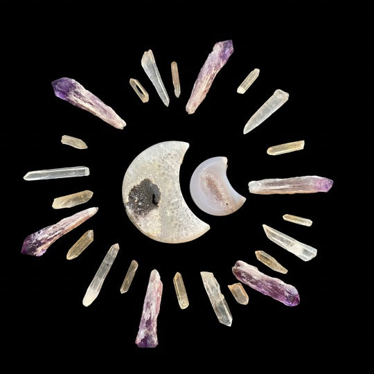 Amethyst Elestial Root Points - The Healing Collective NY 