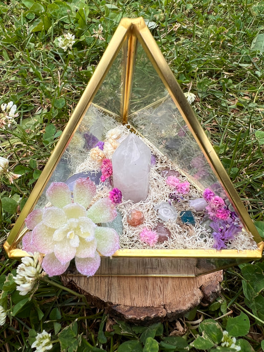 Crystallized Garden Geodome