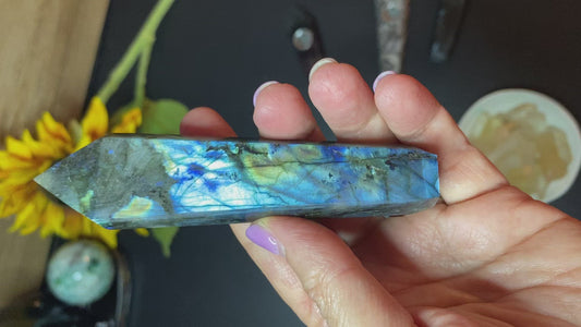 Carved Crystal Pipe