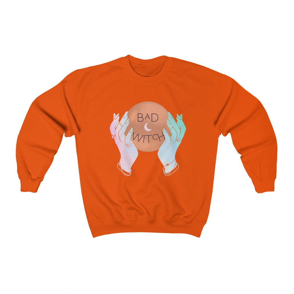 Bad Witch Crystal Ball Crewneck Sweatshirt