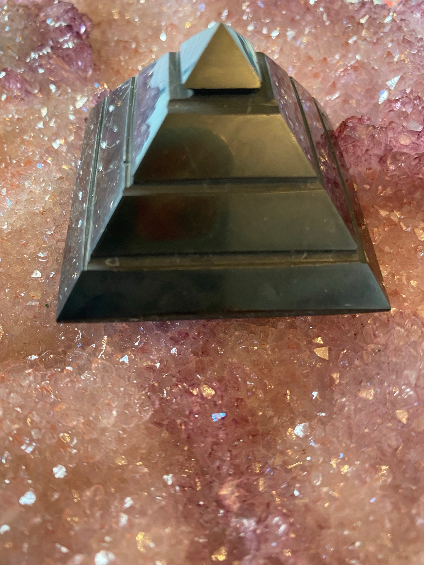 Shungite Saccara Step Pyramid - The Healing Collective NY 