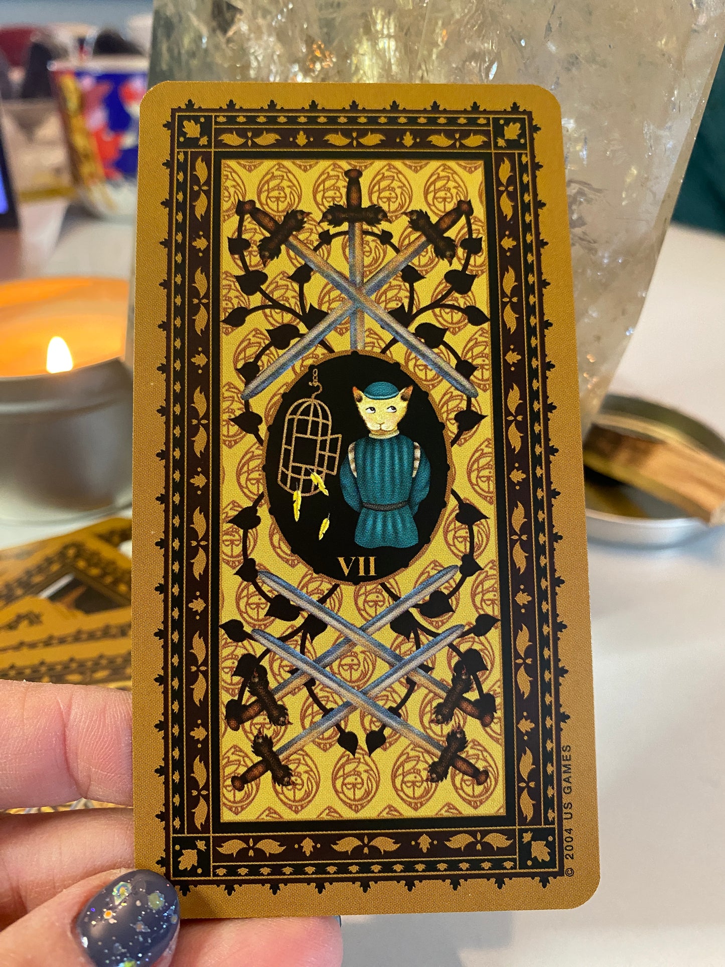 Medieval Cat Tarot Deck and Guidebook