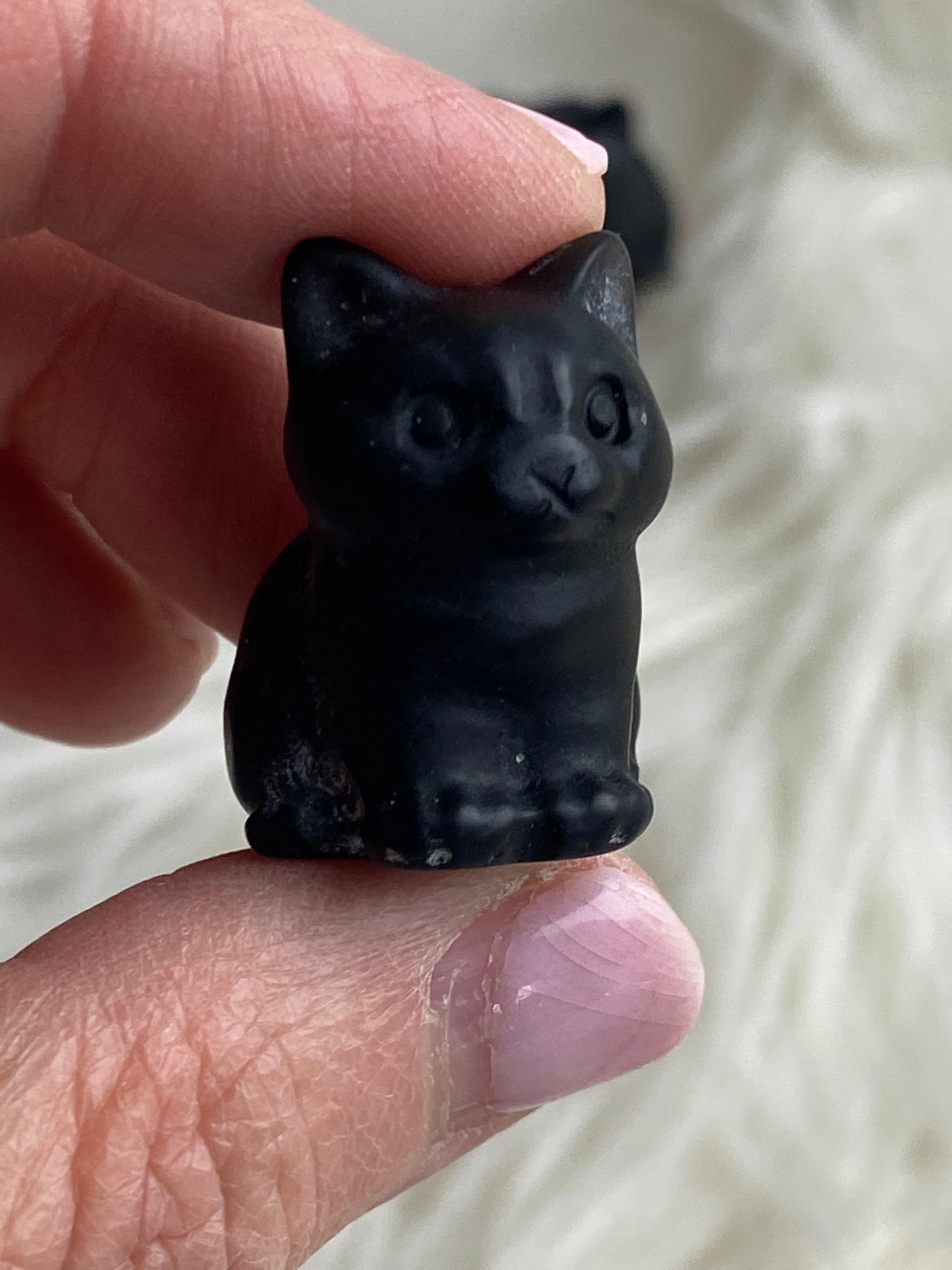 Mini Kitten Crystal Carvings