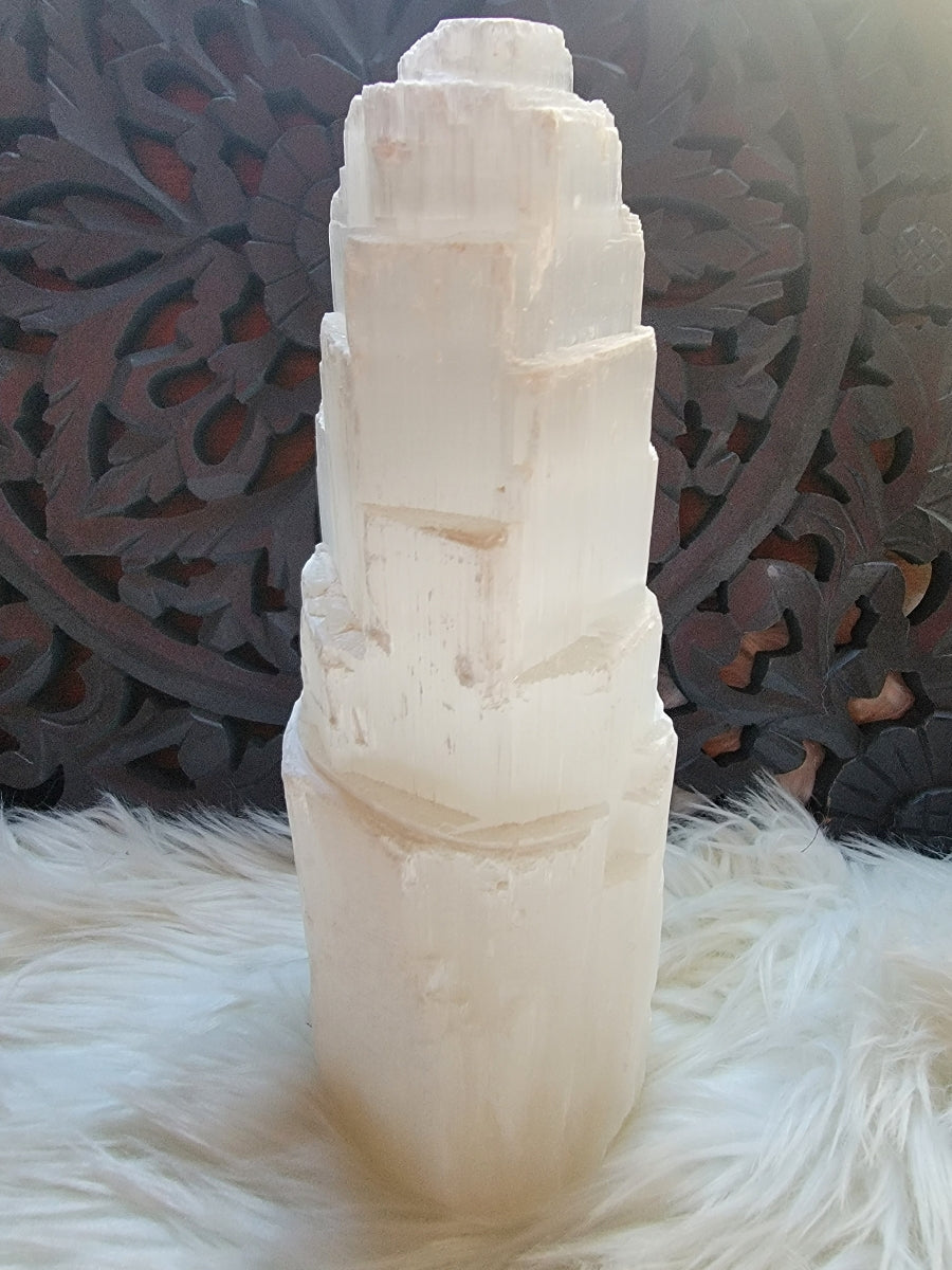 Selenite Lamp - The Healing Collective NY 