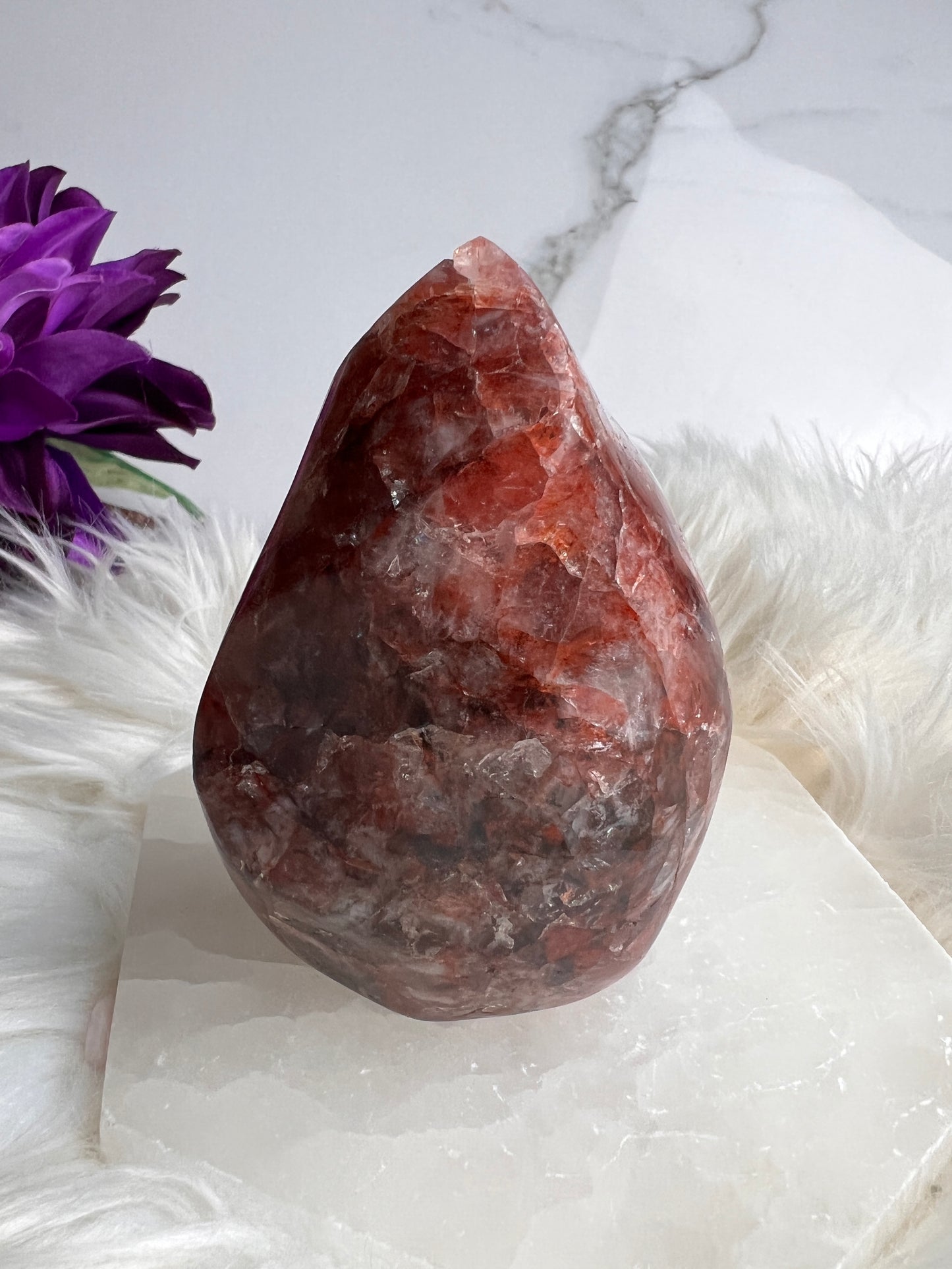 Fire Quartz/ Hematoid Quartz Flame