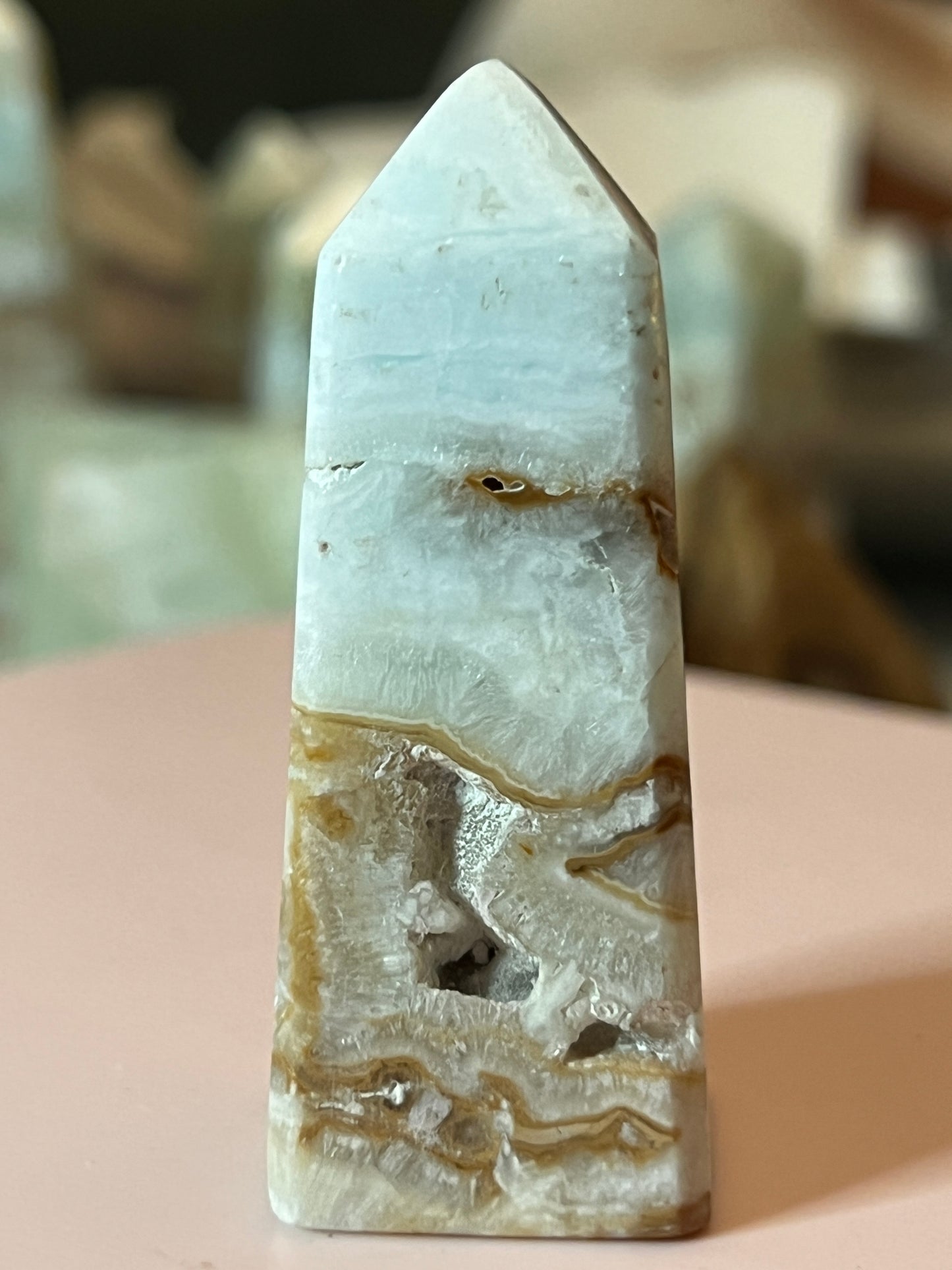 Caribbean Calcite Towers Best Quality Grade AAA - Pakistan - Stone of Calm