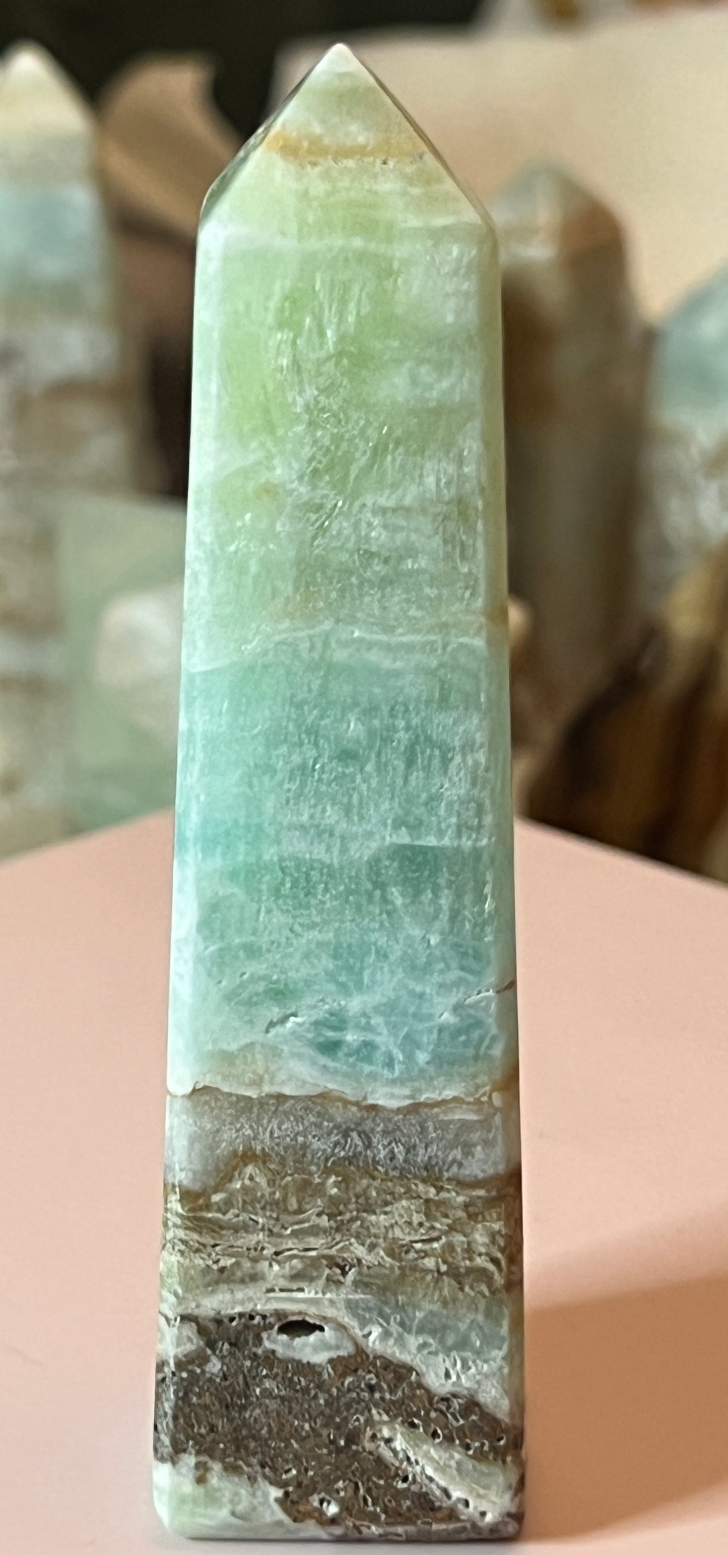 Caribbean Calcite Towers Best Quality Grade AAA - Pakistan - Stone of Calm