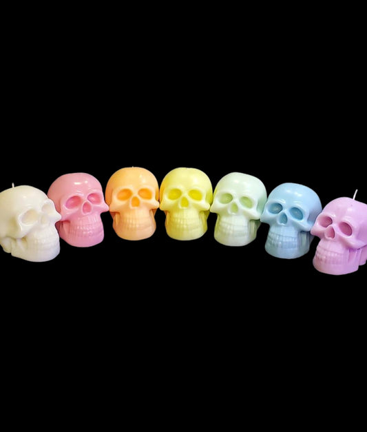 Skull Candle Candy Colors