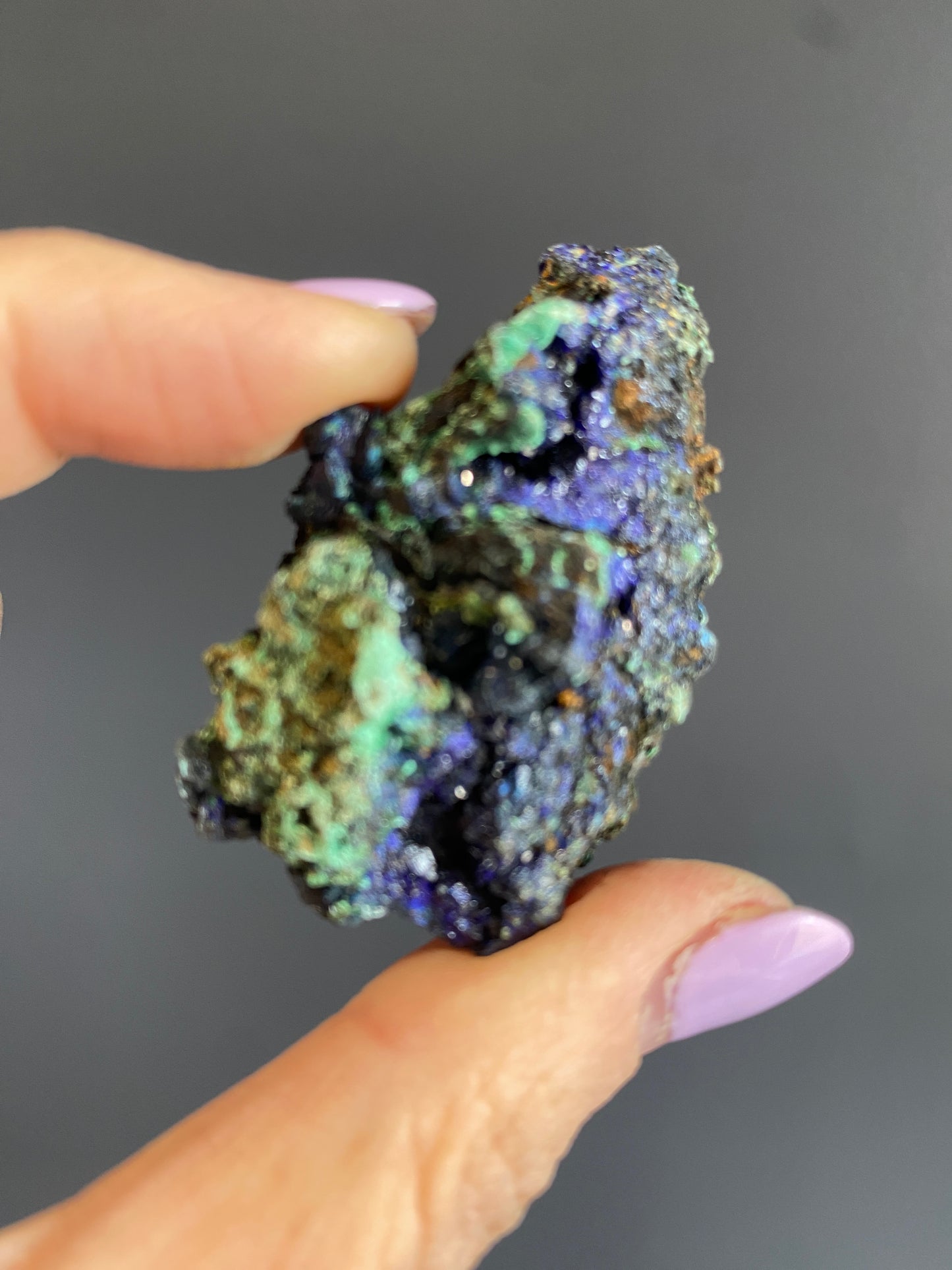 Azurite Rough Natural Specimen Raw Azurite and Malachite / Natural Azurite Specimen / Gemmy Azurite from Fujian, Guangdong Province