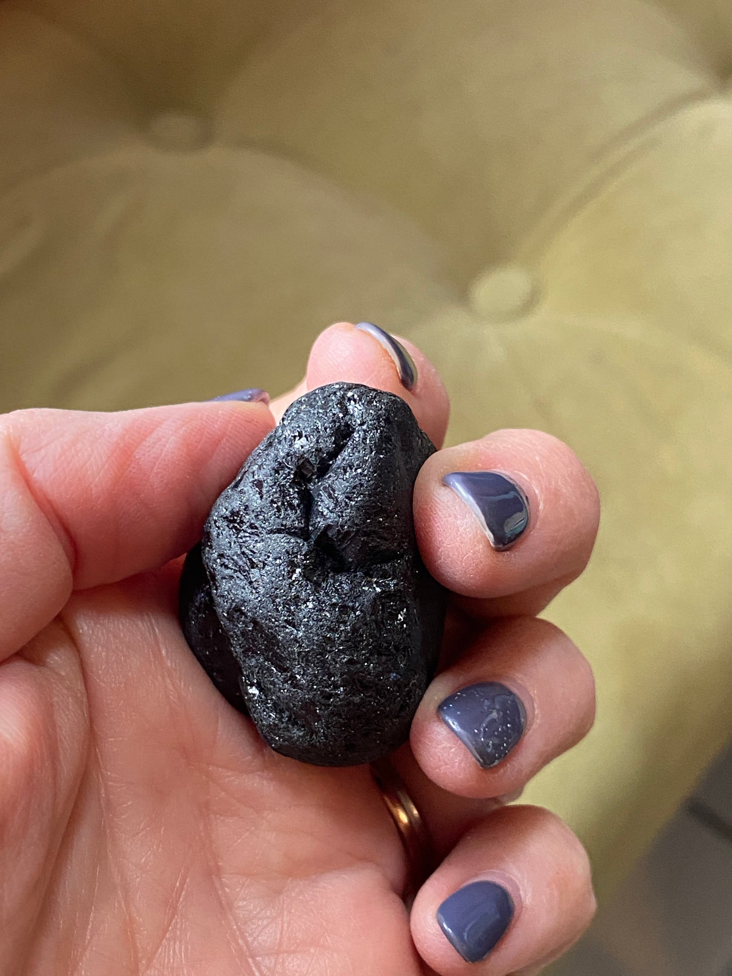 Black Tourmaline River Tumbled