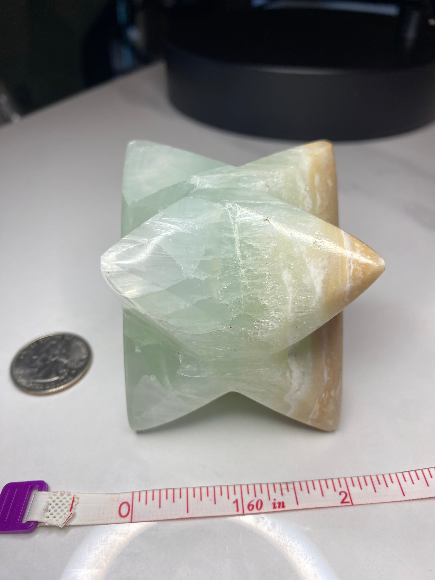 Caribbean Calcite Merkaba Grade AAA - Pakistan - Stone of Calm