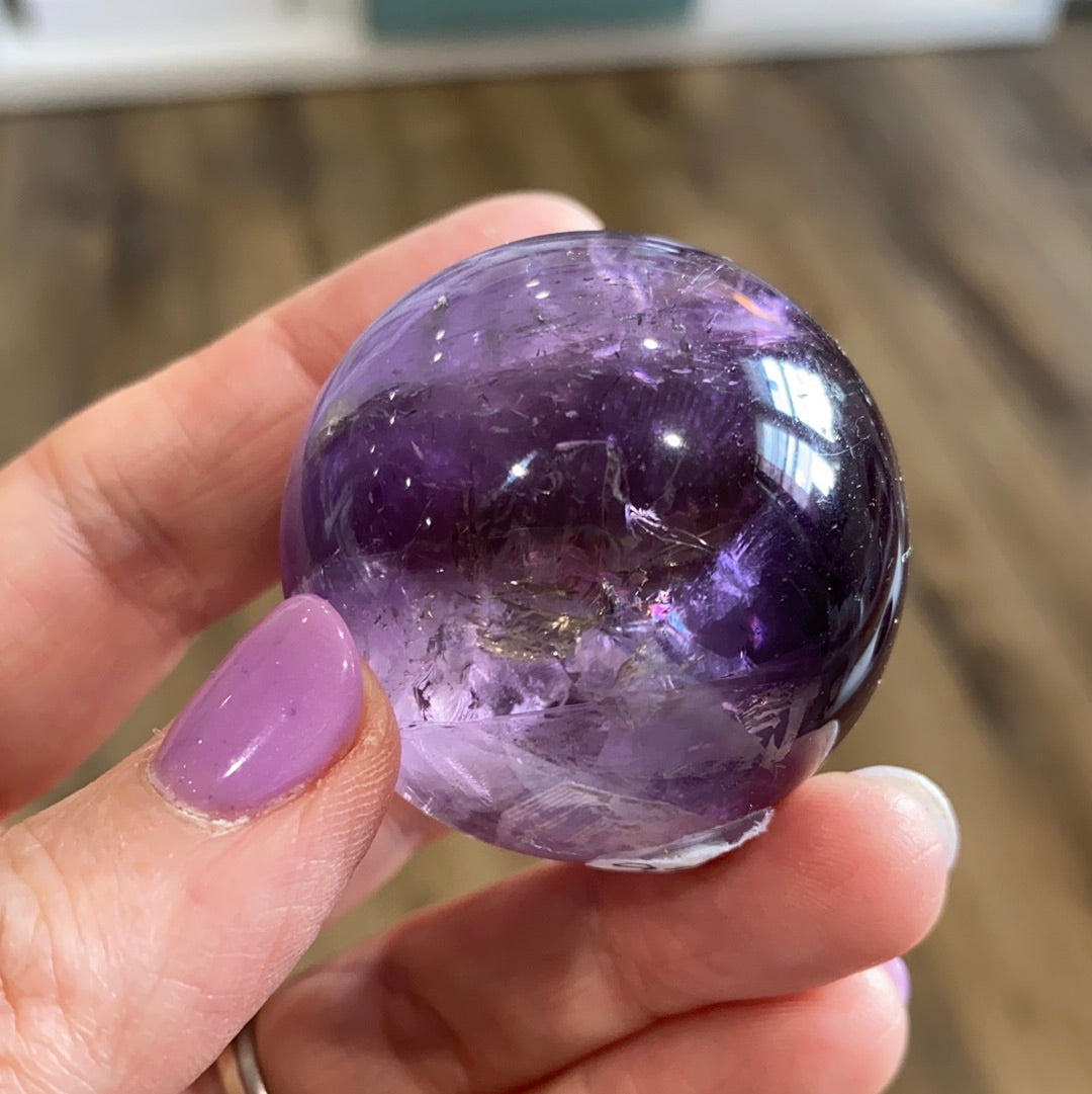 Brazilian Amethyst Spheres AAA Quality - The Healing Collective NY 