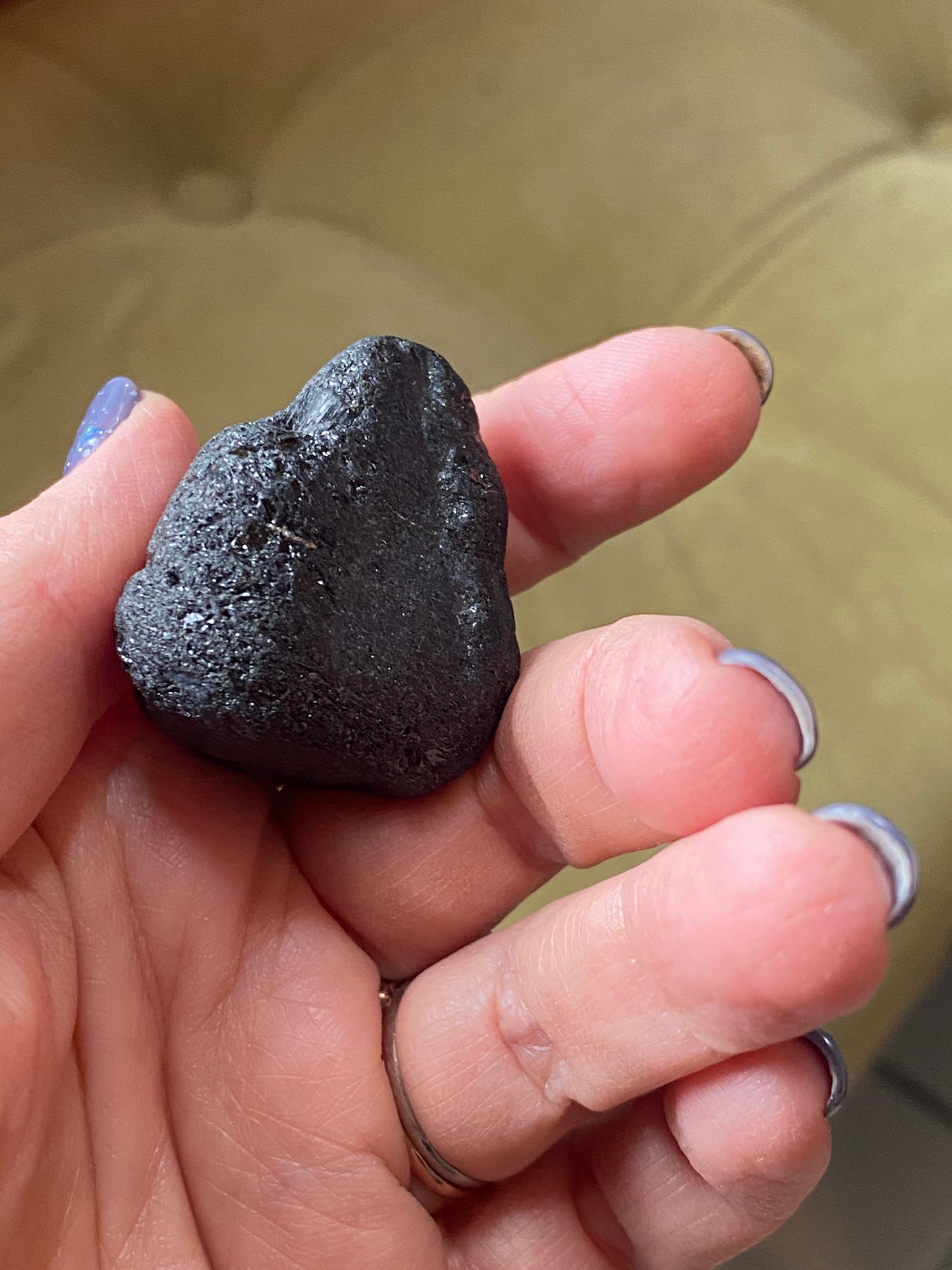 Black Tourmaline River Tumbled