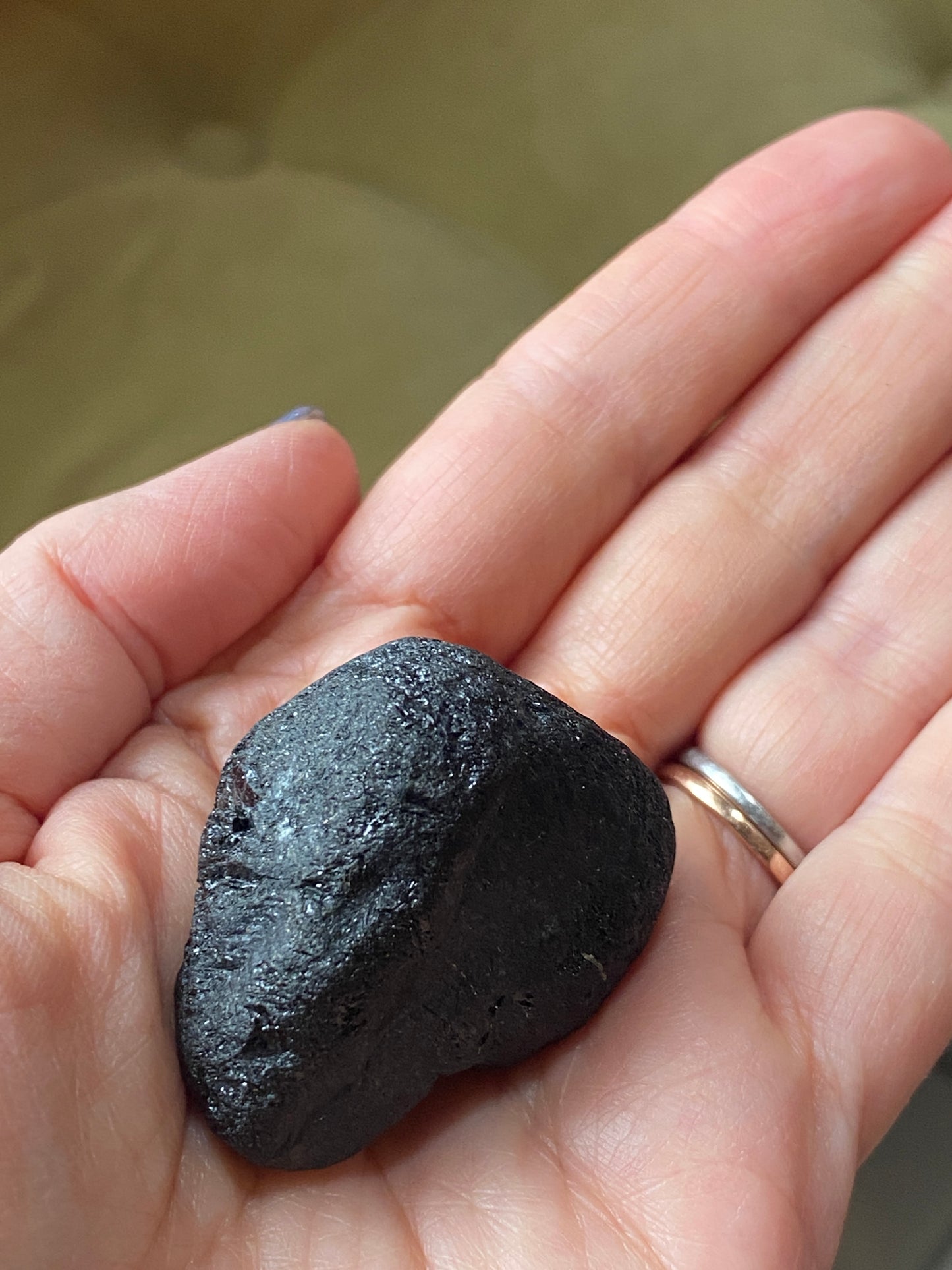 Black Tourmaline River Tumbled