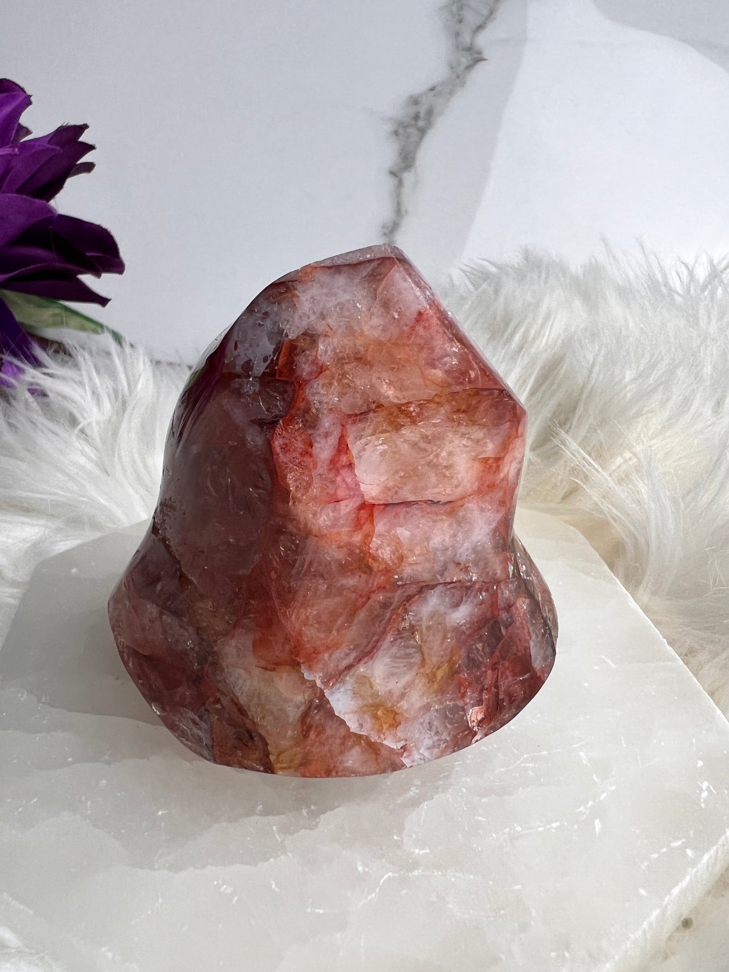 Fire Quartz/ Hematoid Quartz Flame