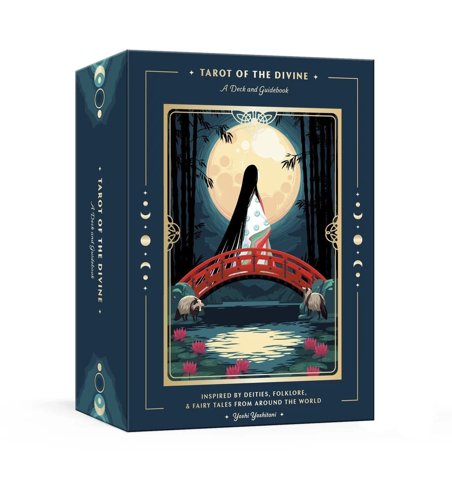 Yoshi Yoshitani Tarot of the Divine: A Deck and Guidebook Inspired by Deities, Folklore, and Fairy Tales from Around the World: Tarot Cards - The Healing Collective NY 