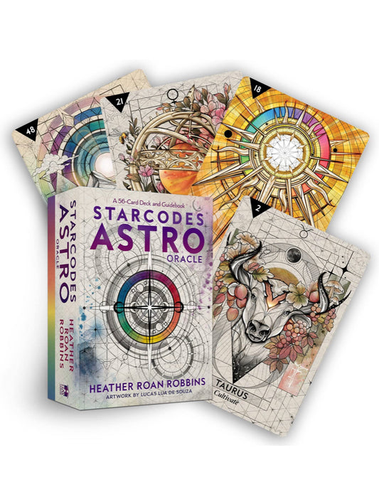 Starcodes Astro Oracle: A 56-Card Deck and Guidebook by Heather Roan Robbins