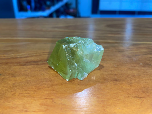 Green Calcite Unpolished Raw Chunks